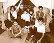 Grandma Danford with Rick, Dave, Kitty, Jon, Glenn, Chris, and Karen